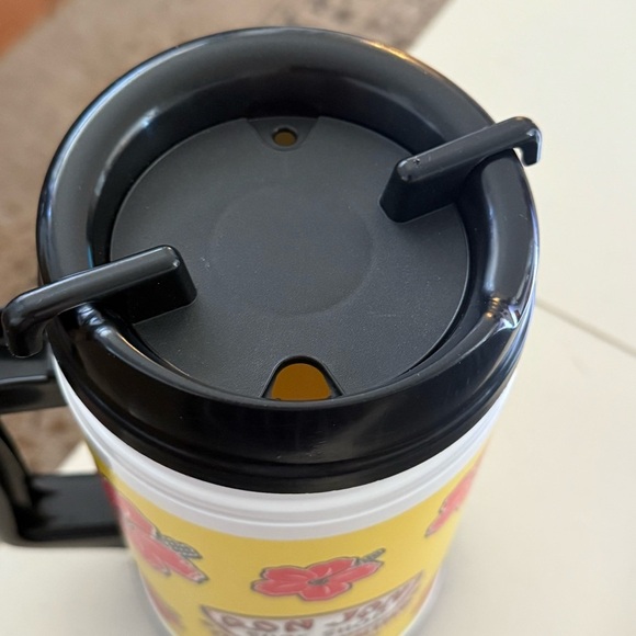 Vintage 90'S RON JON USA Travel Mug Tropical Surf Shop Cocoa Beach Florida - Picture 3 of 6